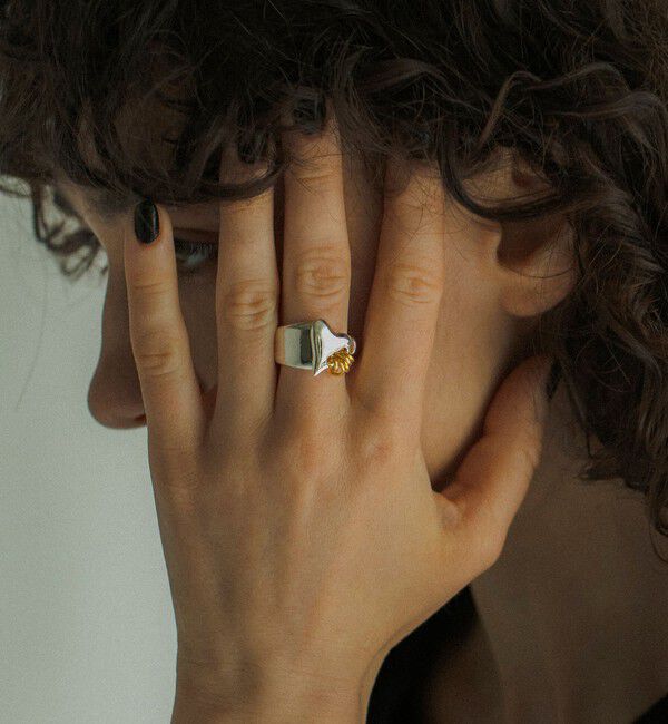 BEAUTY&YOUTH UNITED ARROWS「＜LAPUIS＞Coil Heart リング」|リング|