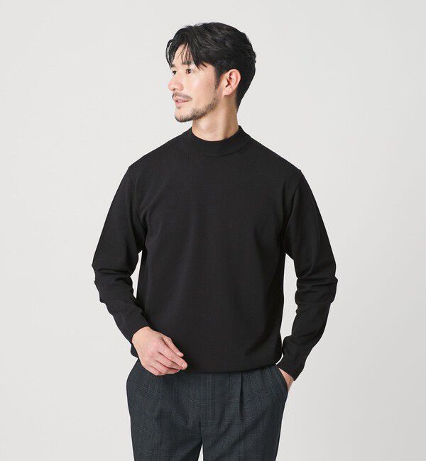 BEAUTY&YOUTH UNITED ARROWS「【WEB限定 WARDROBE SMART】KOUKIN ハイゲージ ニット モックネック【抗菌・防臭】」|ニット・セーター|