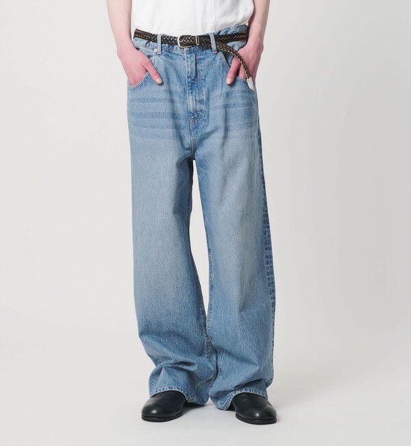 MONKEY TIME「デニム ルーズ ポケット バギー パンツ」|チノ|
