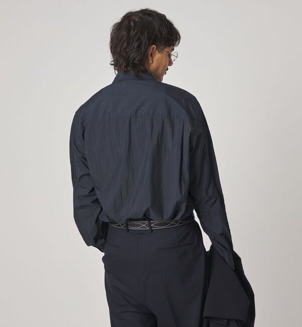 STEVEN ALAN「＜Steven Alan エアリーナイロン レギュラーカラー シャツ LOOSE」|シャツ・ブラウス|