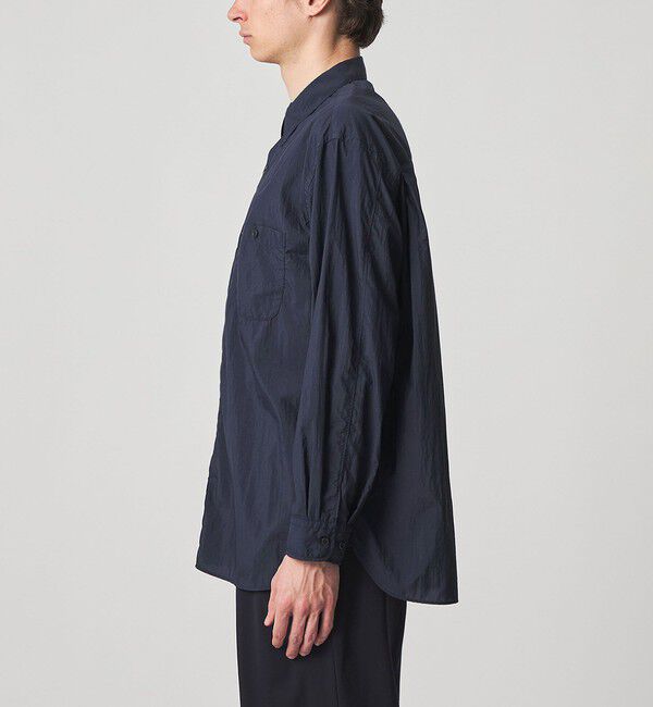 STEVEN ALAN「＜Steven Alan エアリーナイロン レギュラーカラー シャツ LOOSE」|シャツ・ブラウス|