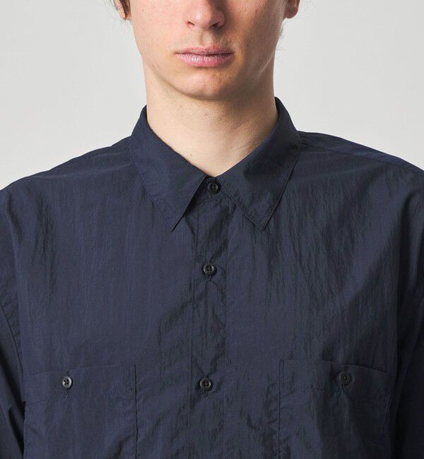 STEVEN ALAN「＜Steven Alan エアリーナイロン レギュラーカラー シャツ LOOSE」|シャツ・ブラウス|