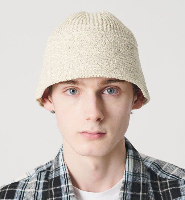 BEAUTY&YOUTH UNITED ARROWS「【別注】＜Racal＞リネン ニット セーラー ハット」|ハット|NATURAL