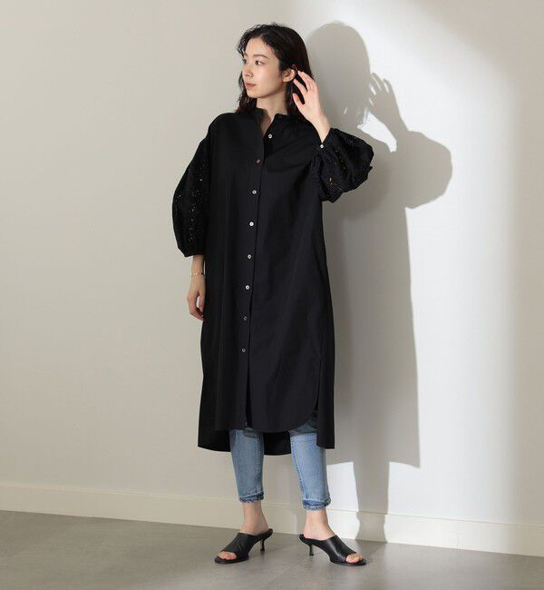 Demi-Luxe BEAMS 「【別注】TICCA / レース パフスリーブワンピース」|ワンピース|