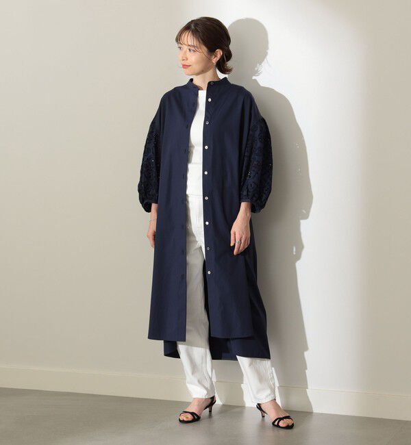 Demi-Luxe BEAMS 「【別注】TICCA / レース パフスリーブワンピース」|ワンピース|