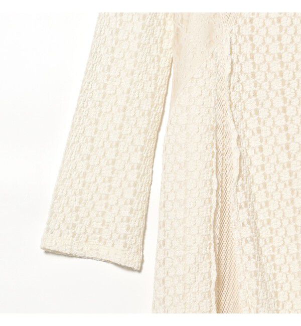 Ray BEAMS 「レース キリカエ メッシュ ワンピース」|ワンピース|