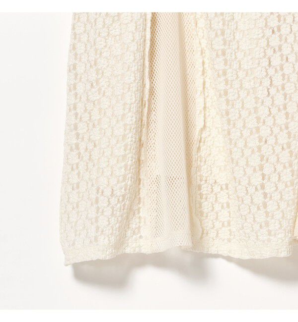 Ray BEAMS 「レース キリカエ メッシュ ワンピース」|ワンピース|