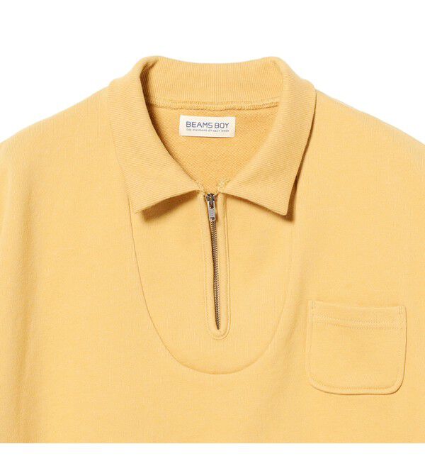 BEAMSBOY「ハーフジップ ショートスリーブ スウェット」|スウェット・ジャージ|
