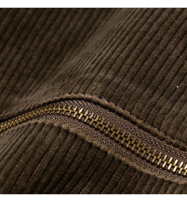 BEAMS「ワイドショートフィット フェード コーデュロイ フーデットブルゾン」|ブルゾン・スタジャン|