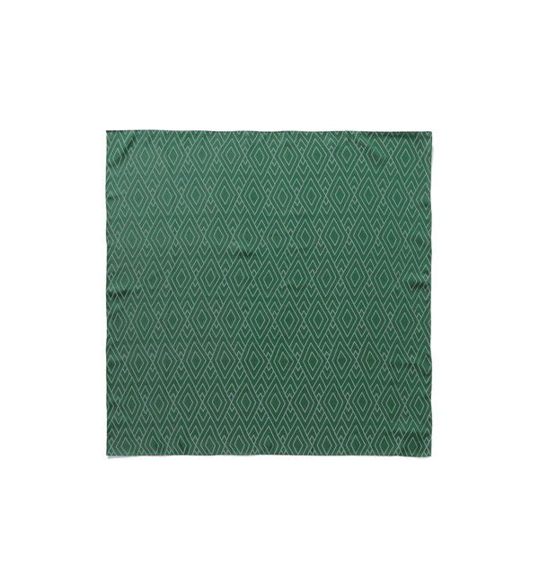 BEAMS PLUS「Diamond Pattern Stole」|マフラー|GREEN