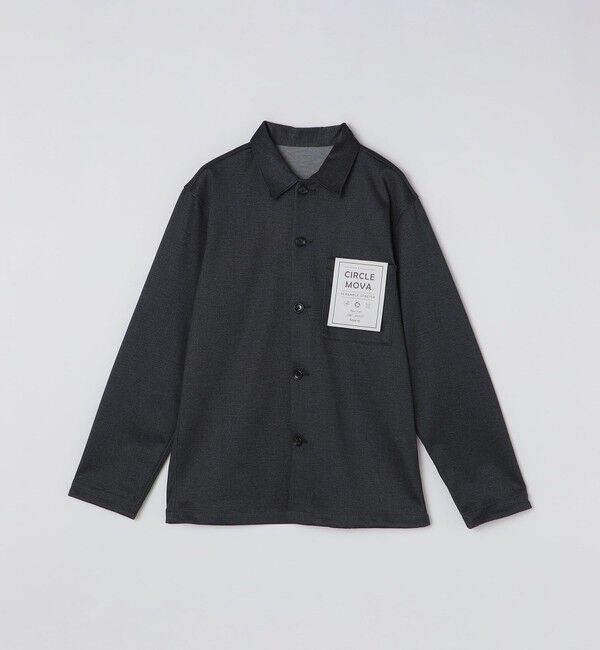 SHIPS Colors 「SHIPS Colors:〈洗濯機可能〉サークルムーバー プリント ボックス シャツ」|シャツ・ブラウス|グレー