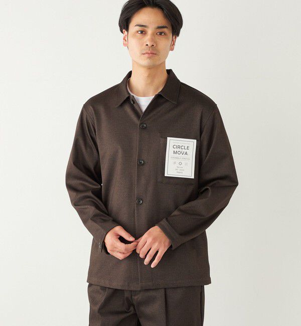 SHIPS Colors 「SHIPS Colors:〈洗濯機可能〉サークルムーバー プリント ボックス シャツ」|シャツ・ブラウス|