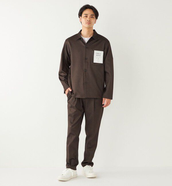 SHIPS Colors 「SHIPS Colors:〈洗濯機可能〉サークルムーバー プリント ボックス シャツ」|シャツ・ブラウス|