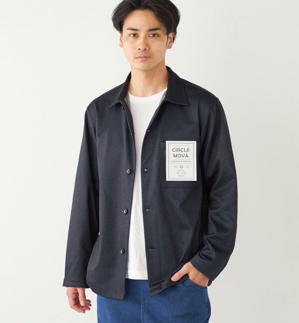 SHIPS Colors 「SHIPS Colors:〈洗濯機可能〉サークルムーバー プリント ボックス シャツ」|シャツ・ブラウス|