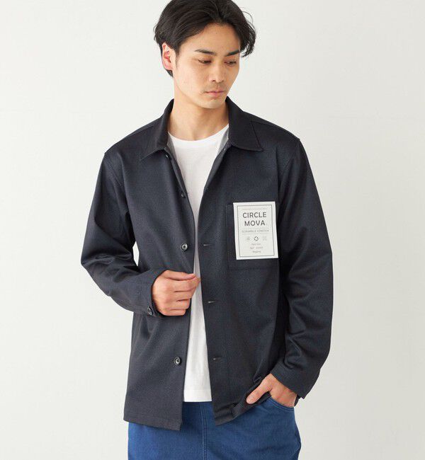 SHIPS Colors 「SHIPS Colors:〈洗濯機可能〉サークルムーバー プリント ボックス シャツ」|シャツ・ブラウス|