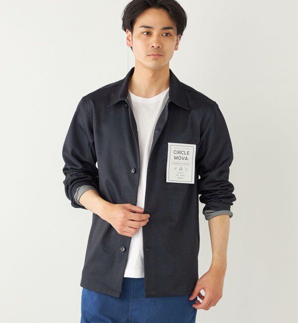 SHIPS Colors 「SHIPS Colors:〈洗濯機可能〉サークルムーバー プリント ボックス シャツ」|シャツ・ブラウス|