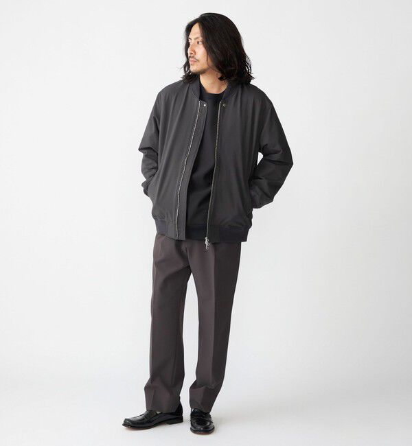 SHIPS「SHIPS: SOLOTEX(R) ストレッチ ミリタリー ブルゾン」|ブルゾン・スタジャン|