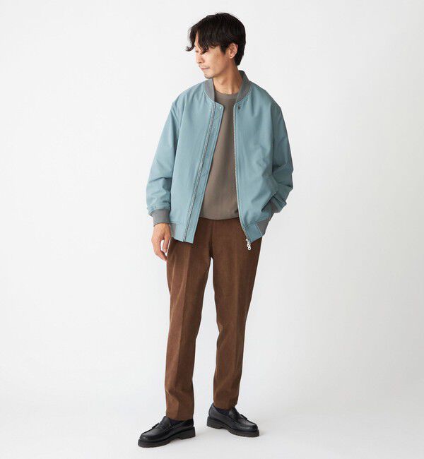 SHIPS「SHIPS: SOLOTEX(R) ストレッチ ミリタリー ブルゾン」|ブルゾン・スタジャン|