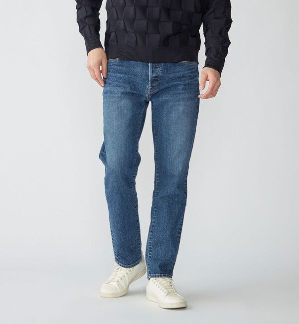 SHIPS「【SHIPS別注】RED CARD TOKYO: RHYTHM クリーンウォッシュ ジャストレングス スリムテーパードデニム」|デニム|