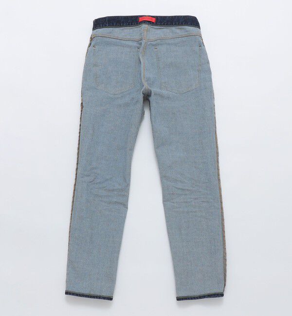 SHIPS「【SHIPS別注】RED CARD TOKYO: RHYTHM クリーンウォッシュ ジャストレングス スリムテーパードデニム」|デニム|