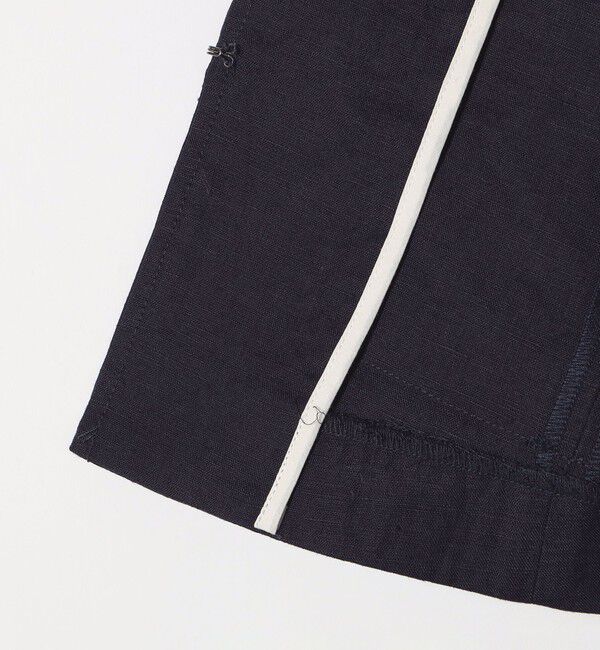 SHIPS any「SHIPS any:〈洗濯機可能〉ヨーロピアンフラックス リネン  Vネック コンパクト ベスト」|ベスト・ジレ|