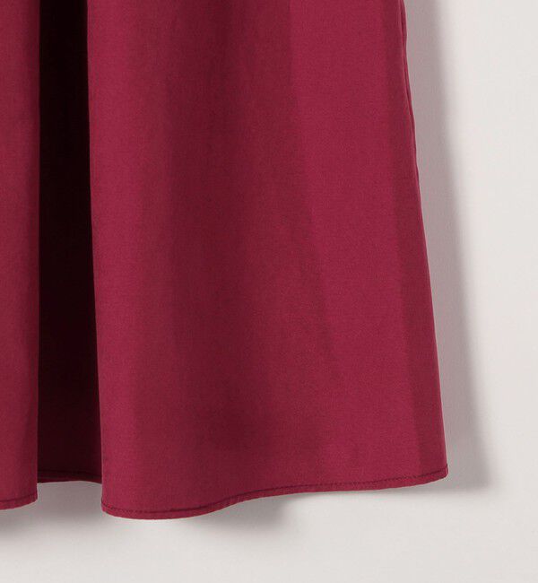 SHIPS any「SHIPS any:〈洗濯機可能〉ピーチスキン クルーネック ポケット フレア ワンピース」|ワンピース|