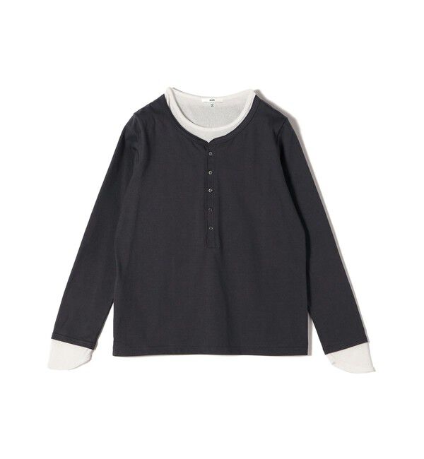 SHIPS for women「レイヤード ライク ヘンリーネック プルオーバー」|Tシャツ・カットソー|