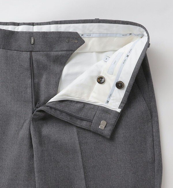 SHIPS「PT TORINO: CITY FIT ウール ライト フランネル スラックス」|スラックス|