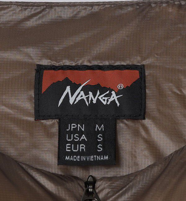 SHIPS「NANGA: MOUNTAIN LODGE DOWN CREW」|ダウン|
