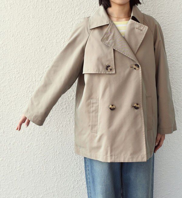 SHIPS Colors 「SHIPS Colors:キルティング ライナー ショート トレンチ◇」|トレンチコート|