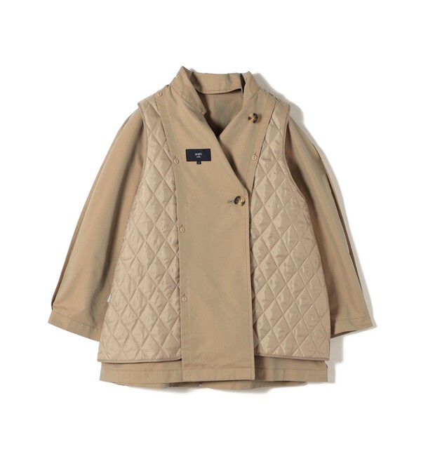 SHIPS Colors 「SHIPS Colors:キルティング ライナー ショート トレンチ◇」|トレンチコート|