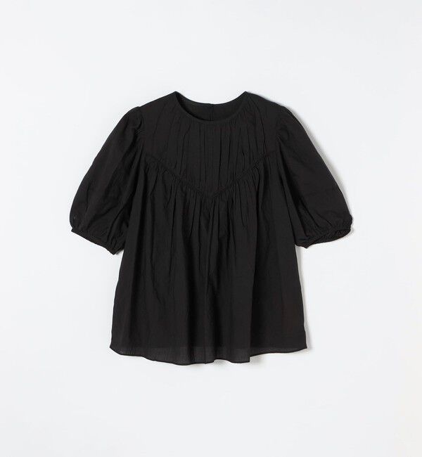 SHIPS any「《予約》SHIPS any:〈洗濯機可能〉キャンブリック ギャザー ヨーク パフスリーブ ブラウス」|シャツ・ブラウス|