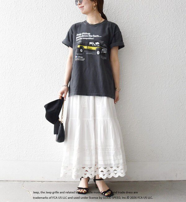 SHIPS any「《予約》GOOD ROCK SPEED:〈洗濯機可能〉Jeep CAR ロゴ プリント TEE」|Tシャツ・カットソー|