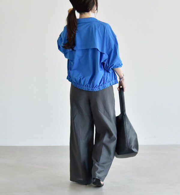 quaranciel「《予約》quaranciel:〈接触冷感/UVカット/撥水〉マルチファンクション ライト ブルゾン」|ブルゾン・スタジャン|