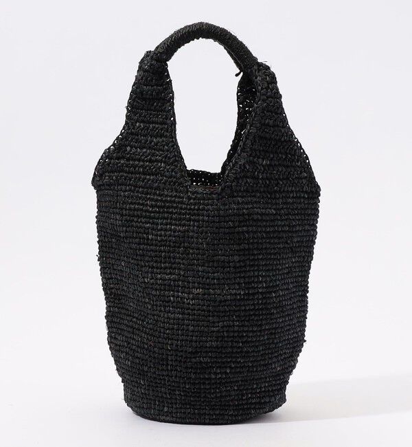 SOULEIADO「SOULEIADO ラフィアミニトートバッグ」|かごバッグ|