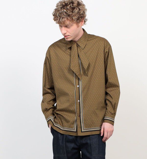 TOMORROWLAND MENS「コットンレーヨン スカーフプリント ロングスリーブシャツ」|シャツ・ブラウス|