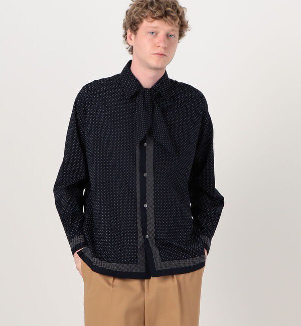 TOMORROWLAND MENS「コットンレーヨン スカーフプリント ロングスリーブシャツ」|シャツ・ブラウス|