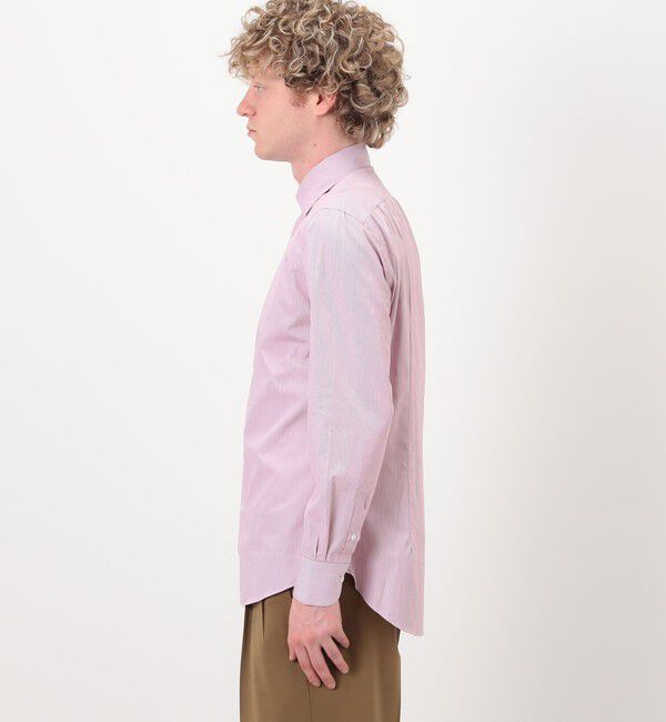 TOMORROWLAND BUYING WEAR「ERRICO FORMICOLA コットンヘアラインストライプ  ロングスリーブシャツ」|シャツ・ブラウス|