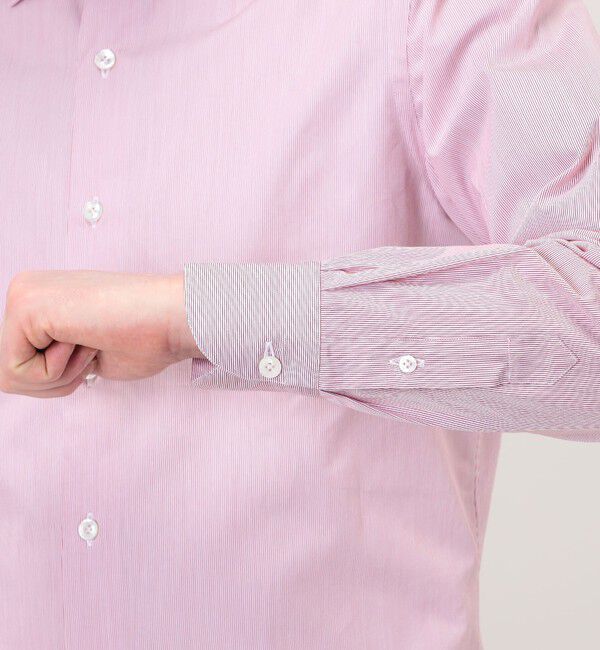 TOMORROWLAND BUYING WEAR「ERRICO FORMICOLA コットンヘアラインストライプ  ロングスリーブシャツ」|シャツ・ブラウス|