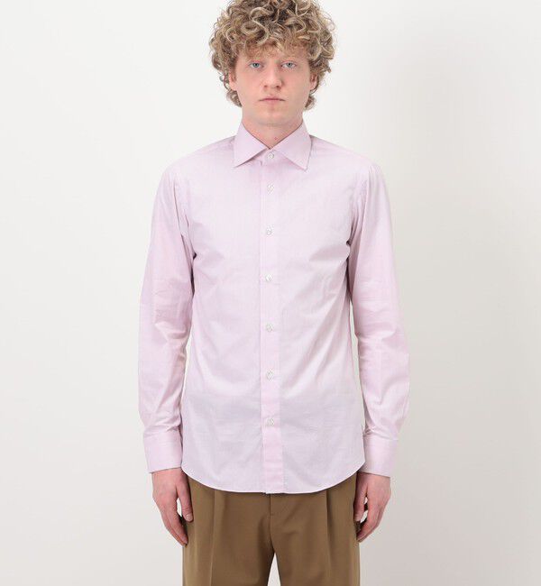 TOMORROWLAND BUYING WEAR「ERRICO FORMICOLA コットンヘアラインストライプ  ロングスリーブシャツ」|シャツ・ブラウス|