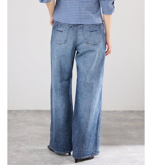 IENA「YANUK/ヤヌーク 別注 MARY Baggy straight デニムパンツ 57162501」|デニム|
