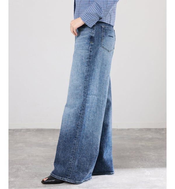 IENA「YANUK/ヤヌーク 別注 MARY Baggy straight デニムパンツ 57162501」|デニム|