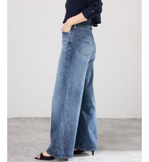 IENA「YANUK/ヤヌーク 別注 MARY Baggy straight デニムパンツ 57162501」|デニム|