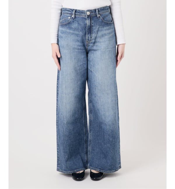 IENA「YANUK/ヤヌーク 別注 MARY Baggy straight デニムパンツ 57162501」|デニム|