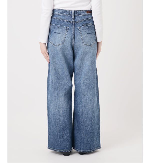 IENA「YANUK/ヤヌーク 別注 MARY Baggy straight デニムパンツ 57162501」|デニム|