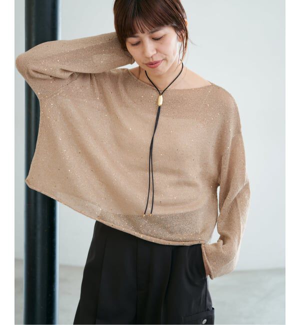 IENA「EO/イオ LOOP The CORD Necklace ネックレス BO26SS-58」|ネックレス|