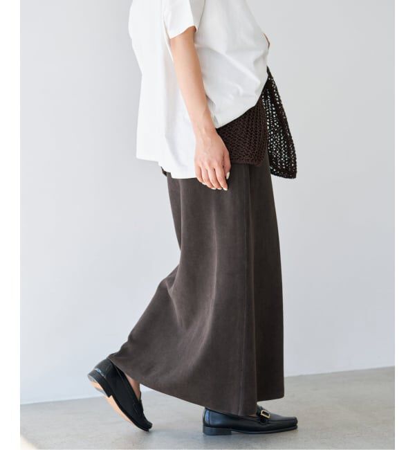 IENA「《セットアップ対応/予約》ダンボールストーンスカート」|スカート|