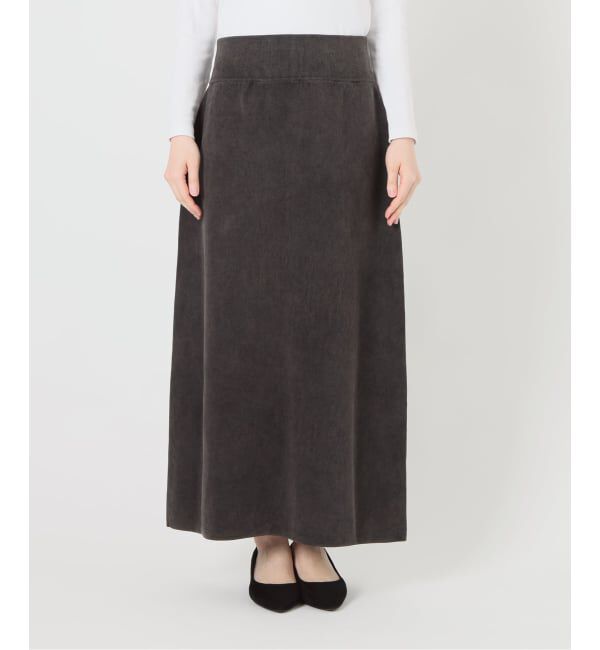 IENA「《セットアップ対応/予約》ダンボールストーンスカート」|スカート|