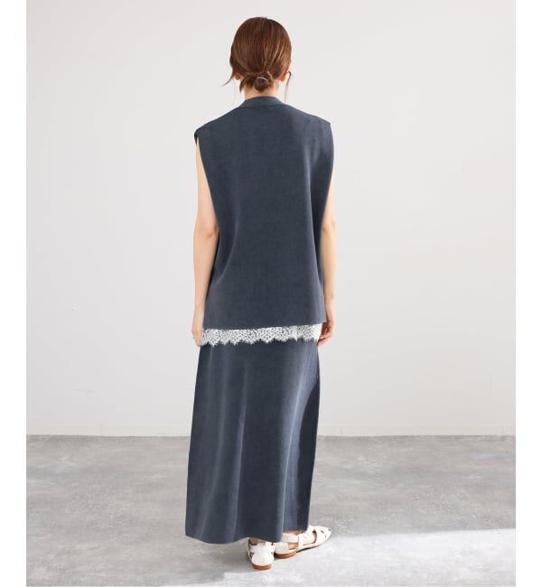 IENA「《セットアップ対応/予約》ダンボールストーンスカート」|スカート|