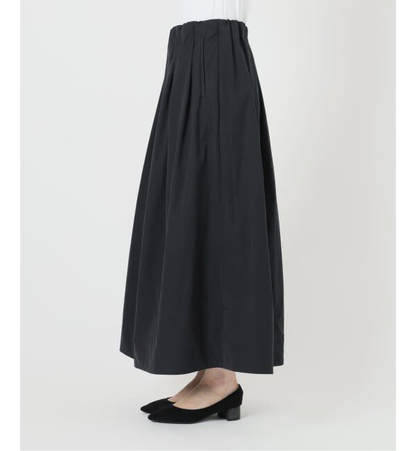 IENA「《予約》ウォッシャブル タフタギャザーフレアスカート」|スカート|